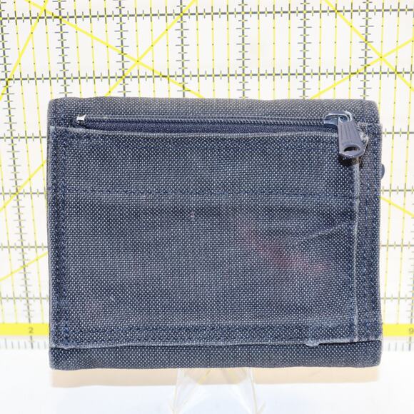 Porter Yoshida & Co. Japan Navy Canvas Trifold Wallet | Snap Closure - Picture 3 of 9